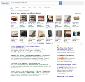 Google Shopping: expandable PLAs, ausgeklappt